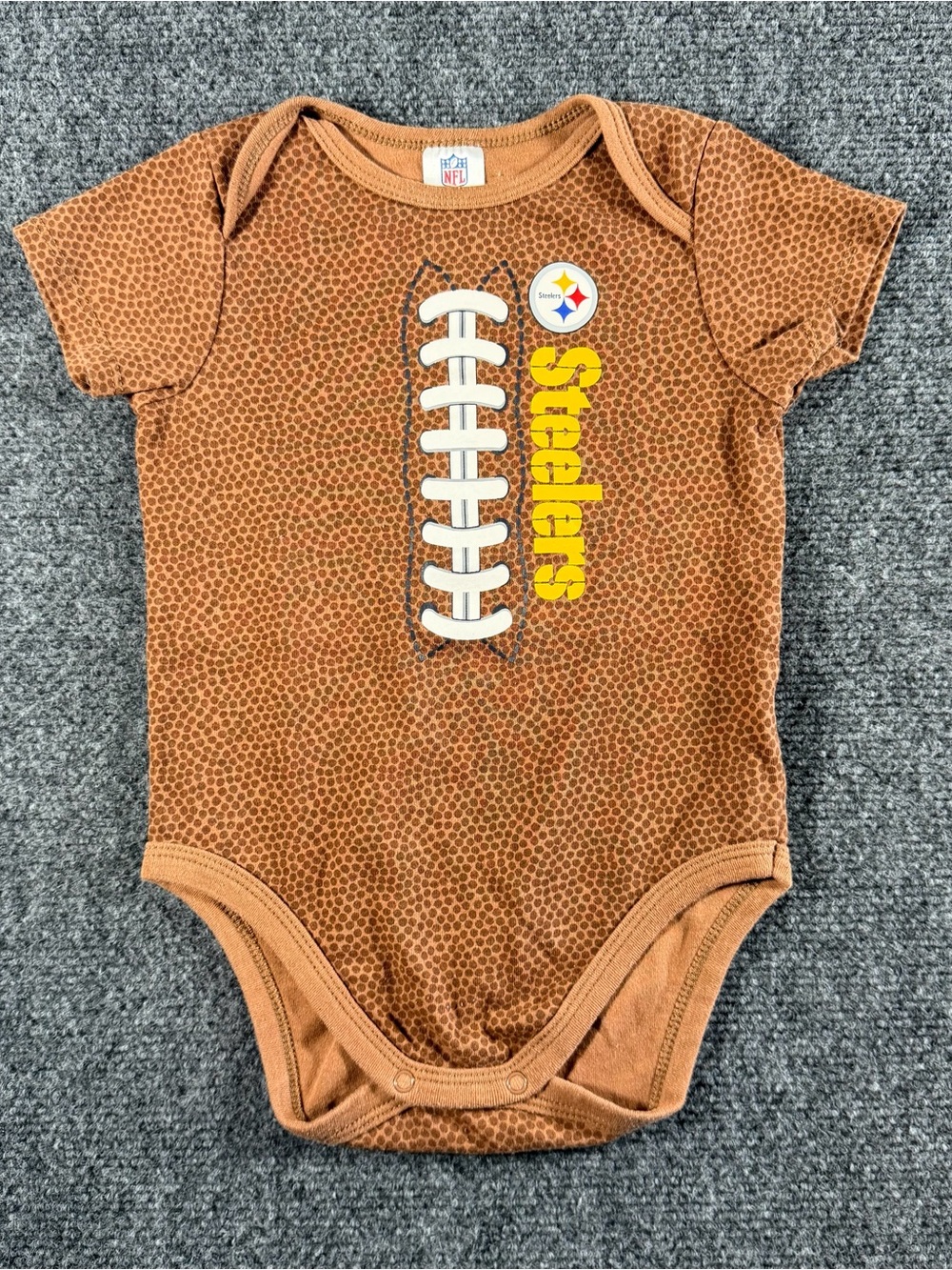 NFL Pittsburgh Steelers Football Creeper Bodysuit One Piece 18 Months Unisex